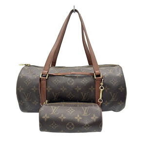 LOUIS VUITTON Authentic Brown Monogram Papillon 30 Pouch